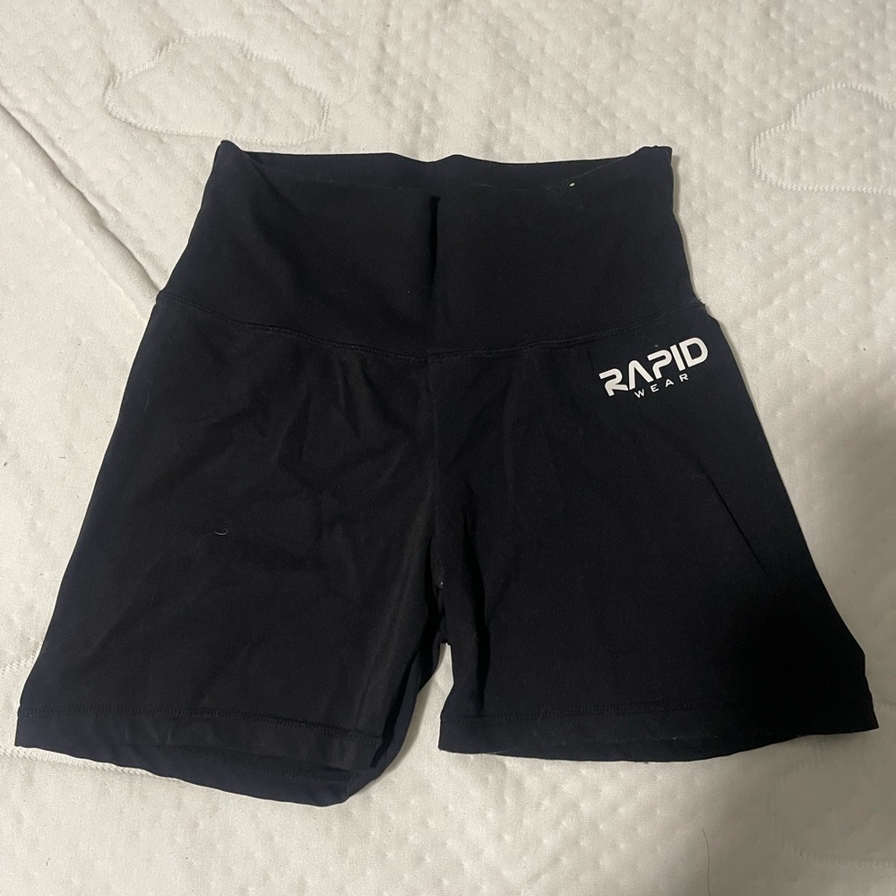 RapidWear Rapid Black Scrunch Butt Shorts